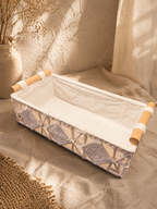 Off-white storage basket for home organization